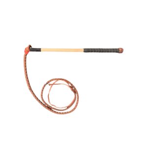 McAlister - 4 Plait Chromehide Yard Whip - Chromehide - 4'