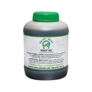 Worlds Best Hoof Oil - Plastic Jar With Brush 500ml