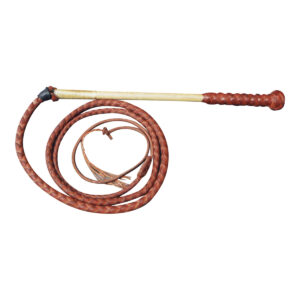 McAlister - 4 Plait Chromehide Kids Whip - Chromehide - 3'