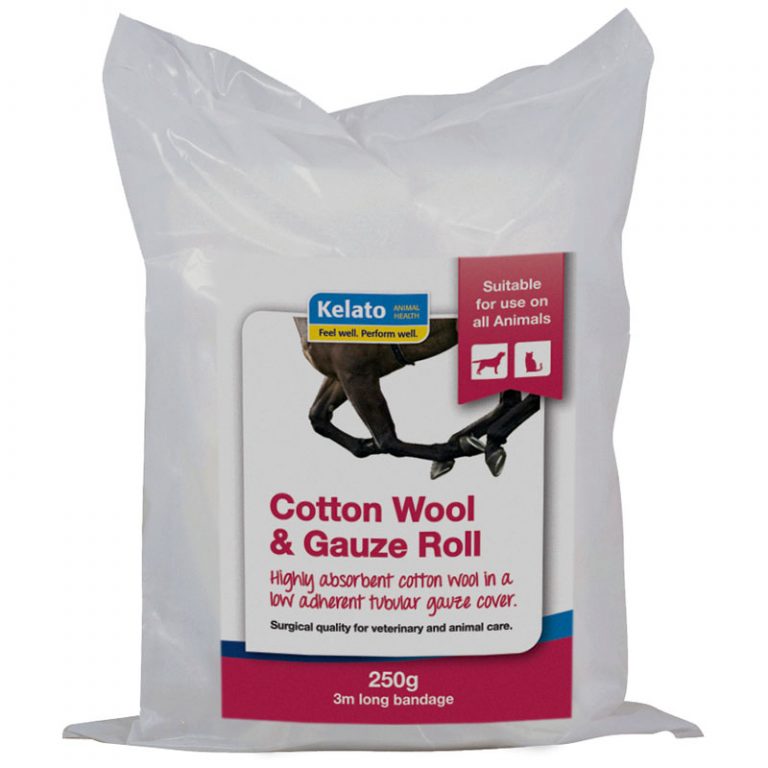 Kelato Cotton Wool & Gauze Roll - 250g